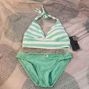 2 piece bikini, Mossino. Tags for top still on it.